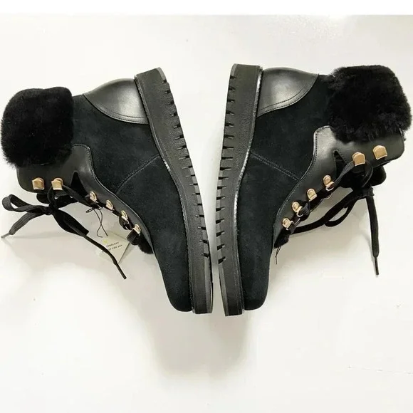 NWT Cole Haan Zerogrand Explore Shearling Waterproof Upstate Hiker Boot size 9.5 - Picture 6 of 13